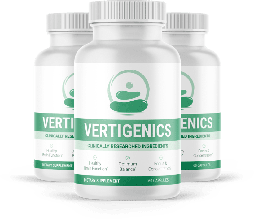 Vertigenics 3-bottle pack for balance and brain support